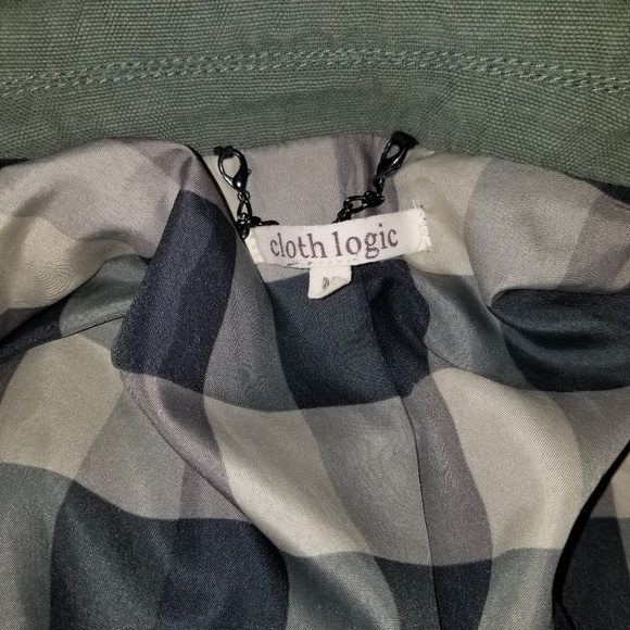#38🎊3/10/23 @7:30pm cst 💚Sexy Green M Cloth Logic Coat - Picture 8 of 8